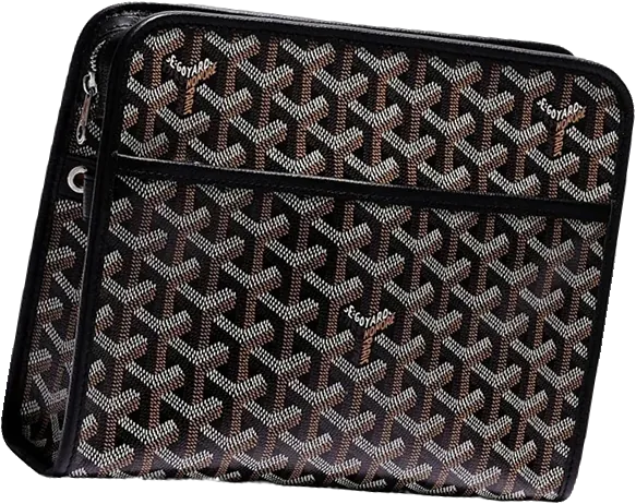 Goyard pouch in black